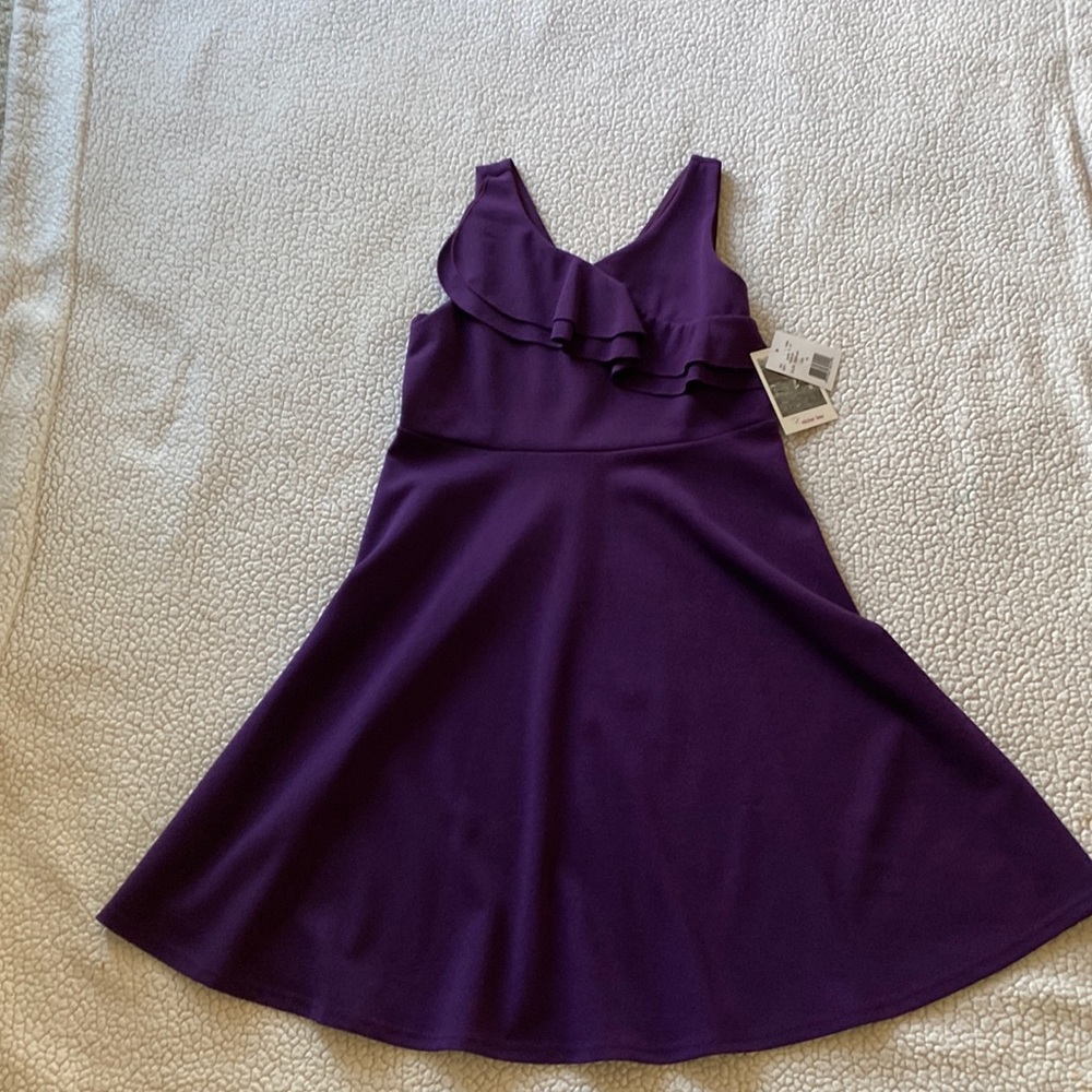 Nickie Lew girls size 14 Purple dress NWT